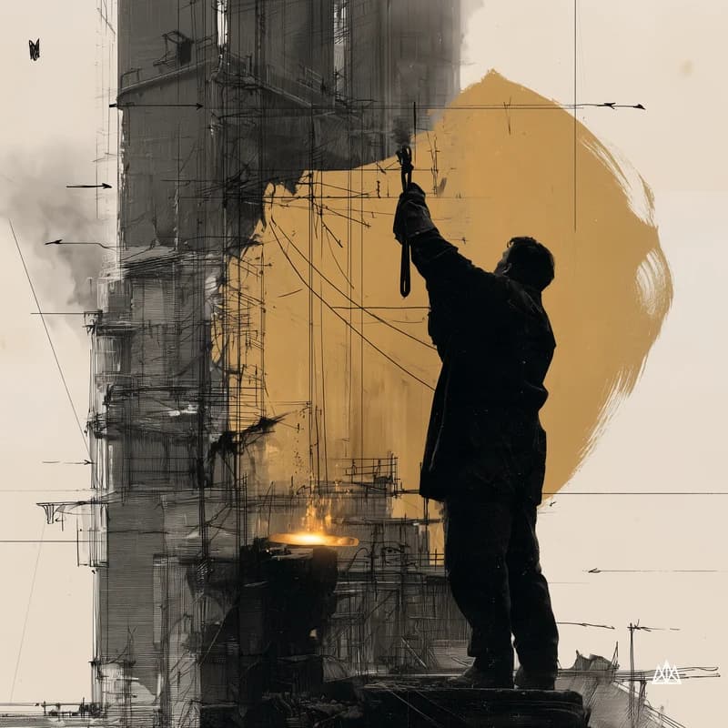 HOT METAL — The League — artwork detail