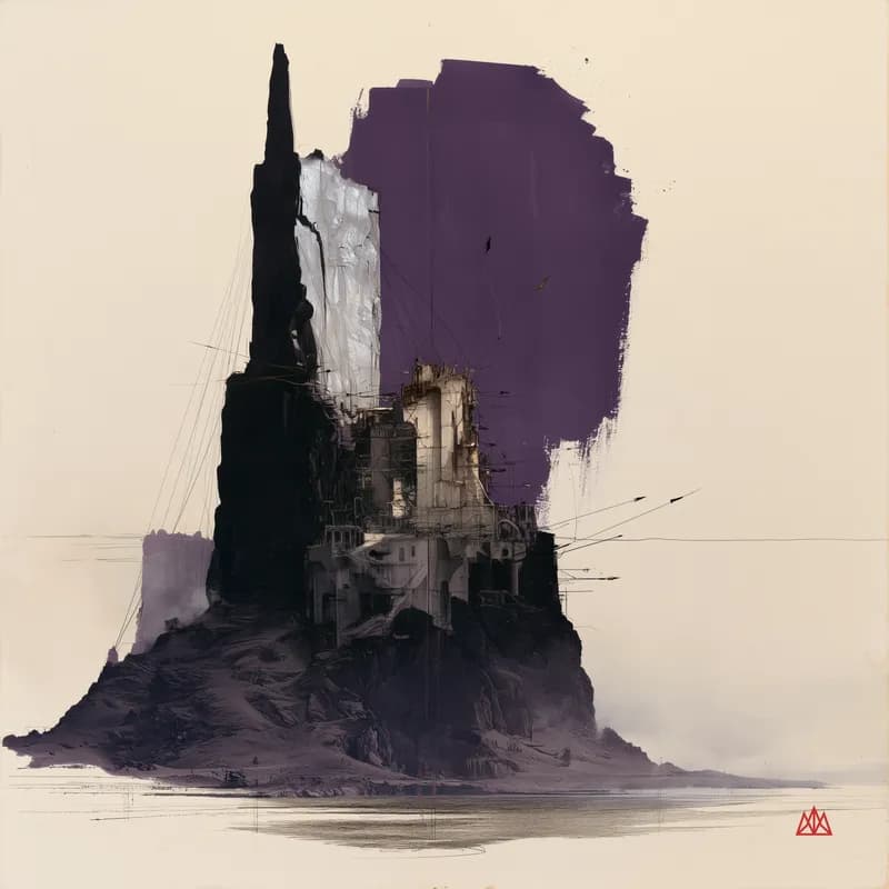 ALPINE SPINE — The Majors — artwork detail