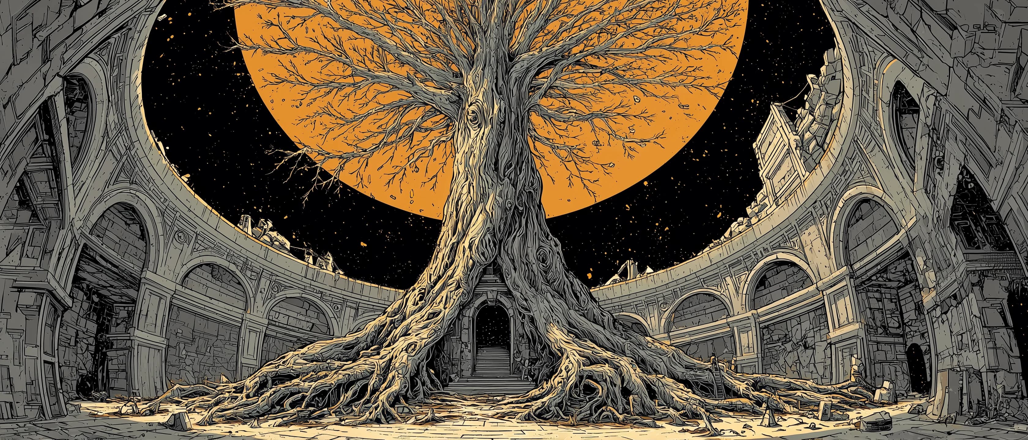 The Crown Tree — rooted in the street, crowned in the heavens