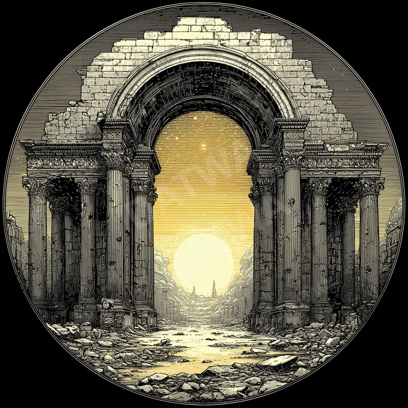 DATWA Colosseum Arch Cap artwork