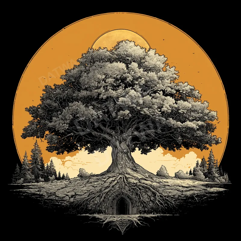 DATWA Crown Tree Cap artwork