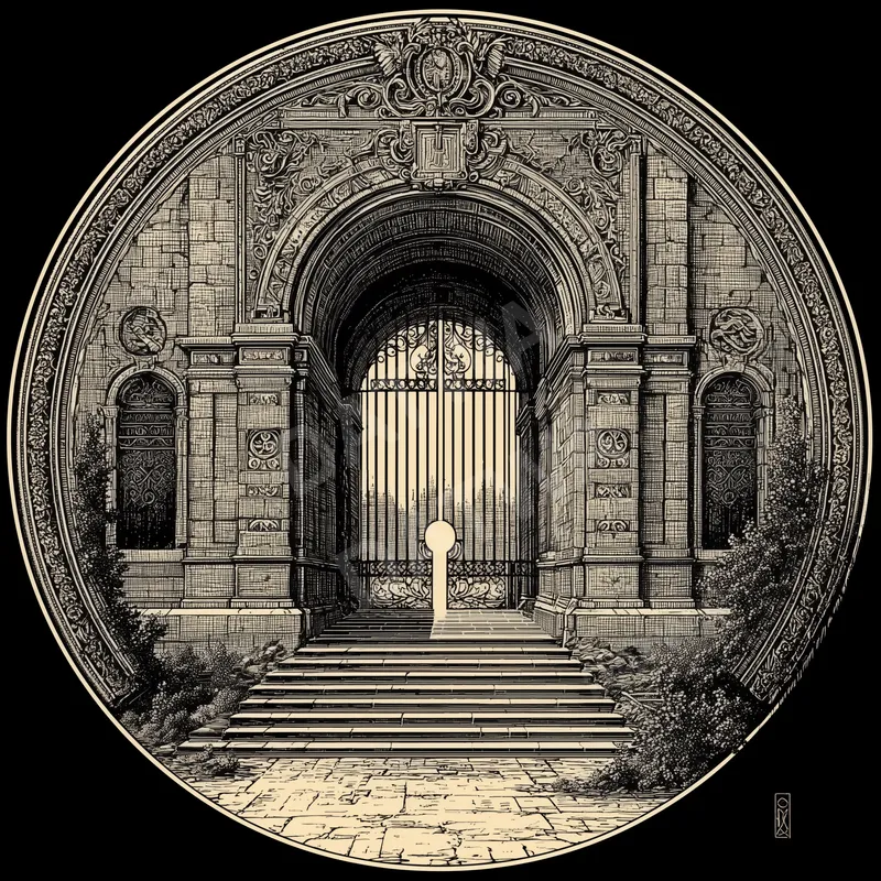 DATWA Iron Gate Cap artwork